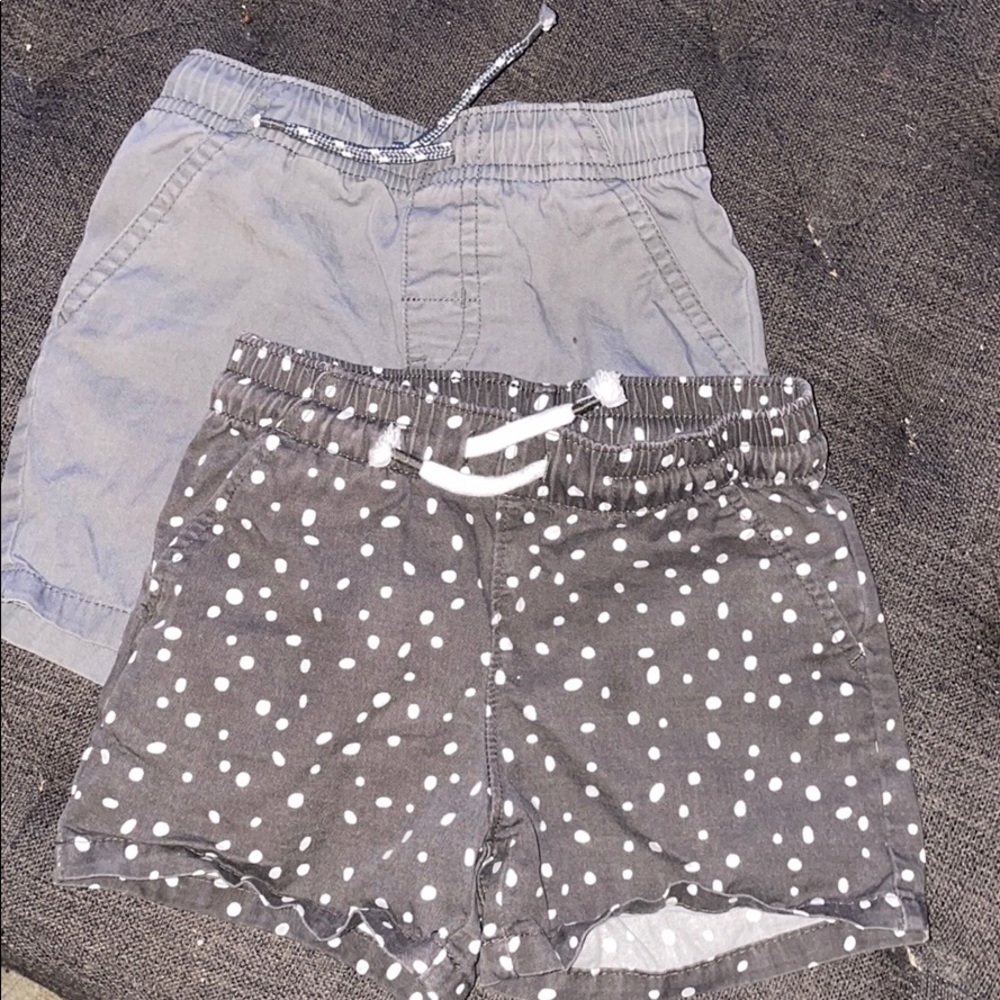 2 pair pull on shorts